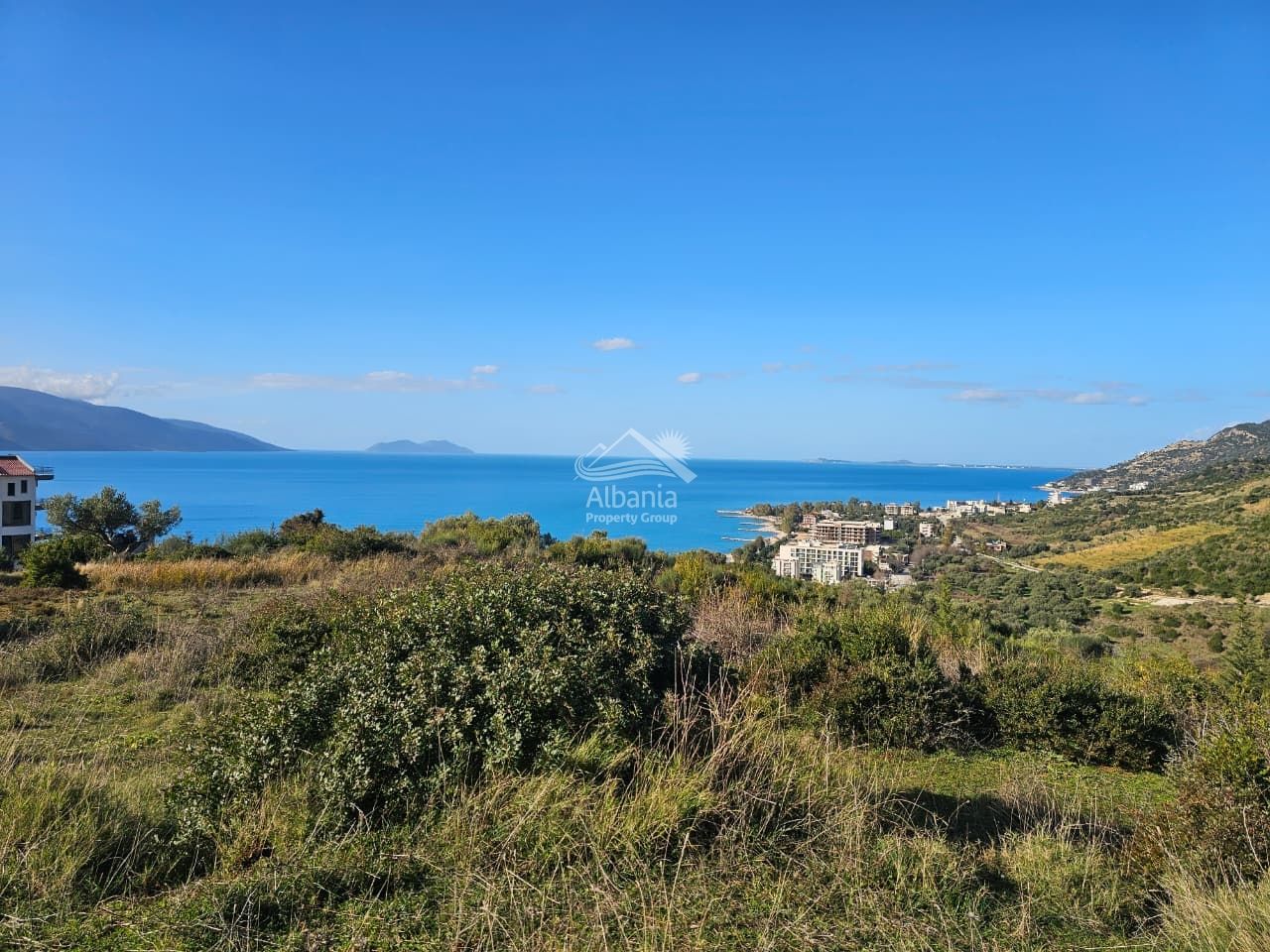 Sea View Land For Sale In Radhimë Vlorë, Albanian Riviera. Perfect For Residential Or Investment Project